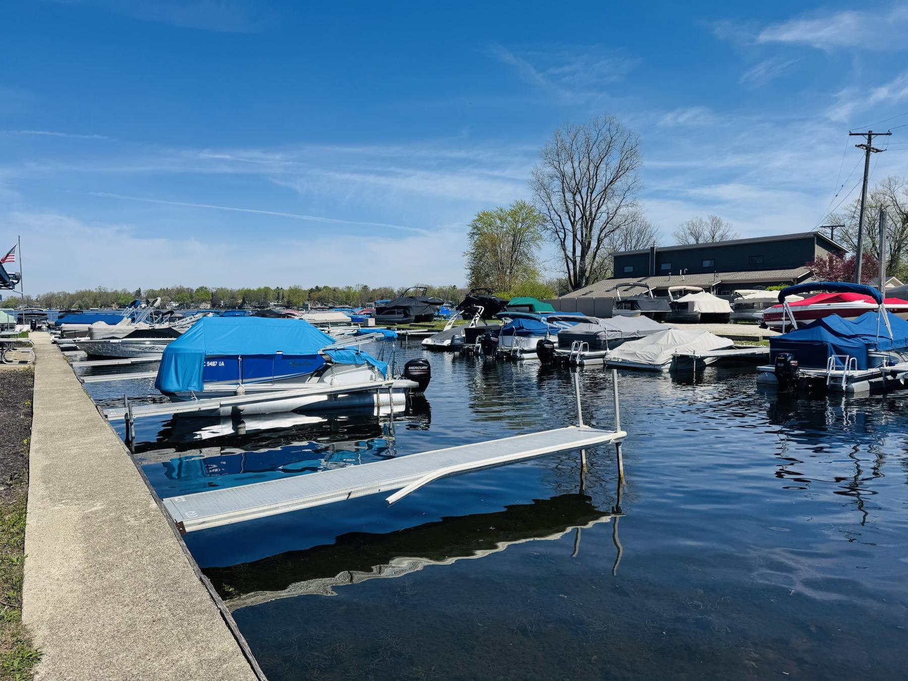 Wonderland Marine West waterfront dealership and docks